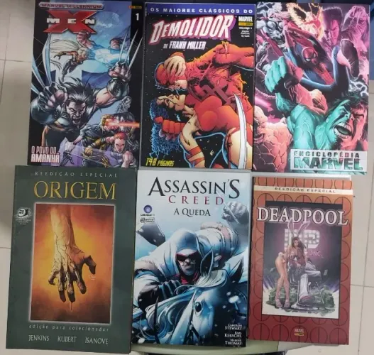 24 REVISTAS HQ MARVEL - VARIADOS