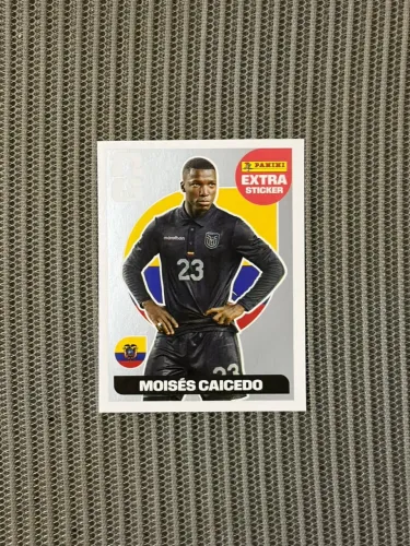 Figurinha Legend Copa do Mundo 2026 - Moisés Caicedo Prata