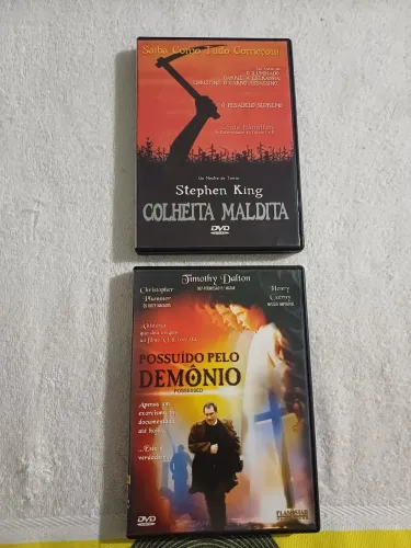 02 DVD'S de clássicos de Filme de Terror 