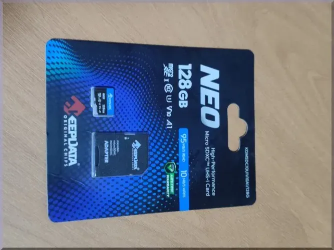 Memória Micro SDXC Keepdata Neo 128GB - Desempenho Superior Pronta entrega