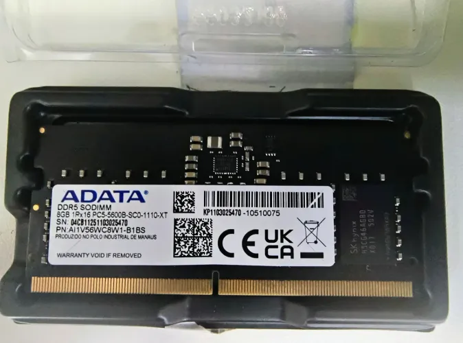 Memória RAM DDR5 8GB