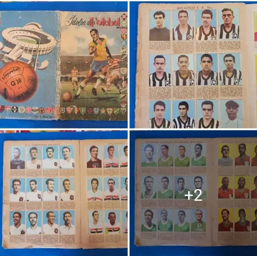 Álbum Completo 612 figurinhas Ídolos do Futebol Brasileiro 1955
