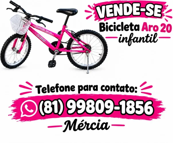 Vende-se Bicicleta Infantil aro 20