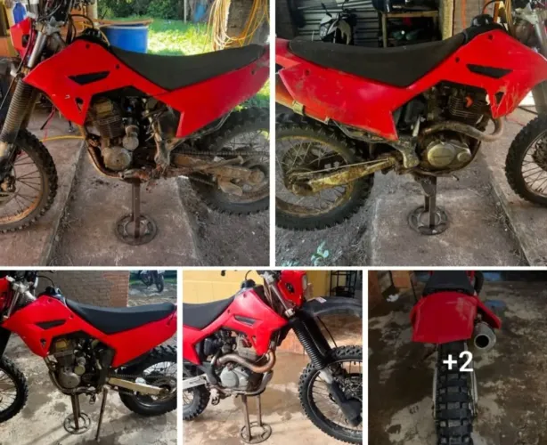CRF 230 ideal para fazer trilha.