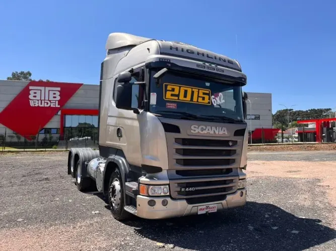 SCANIA R 440 6x2 2015 HIGLINE ÚNICO DONO