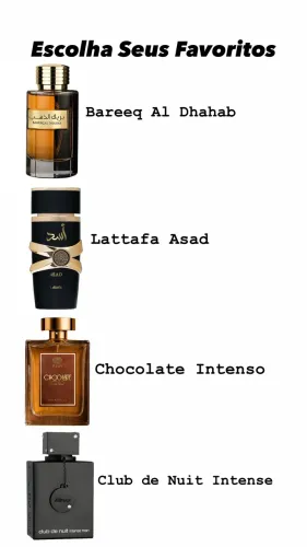 1x Decante a escolha Perfumes Árabes 5ml