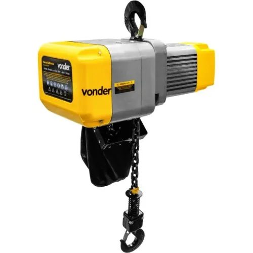 Talha elétrica, 3,0 toneladas (3,0 tf), elevação 5 m, 220 V~, VONDER