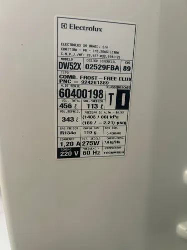 Geladeira Electrolux 456 l