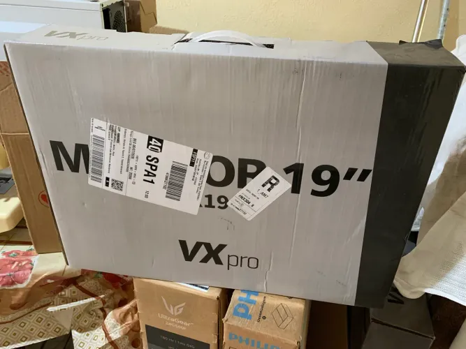 Monitor 19" Polegadas VXPRO LED, HDMI/VGA, HD+ 5ms, 75Hz, Bivolt - VX190X
