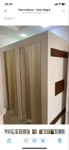 Provador duplo para loja de roupa