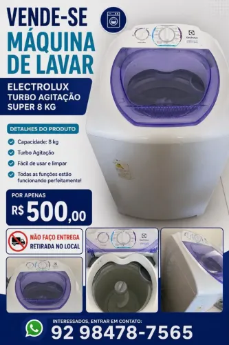 Vende-se Maquina de lavar 9kg