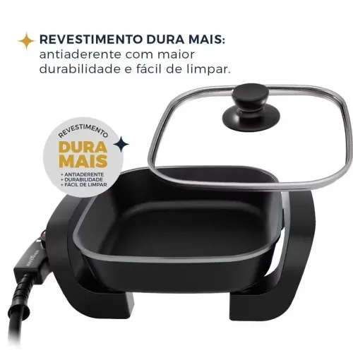 Panela Elétrica Britânia 2L 650W Nova na Caixa Oferta!