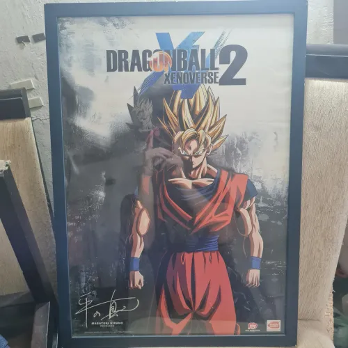 Quadro Autografado Dragon Ball