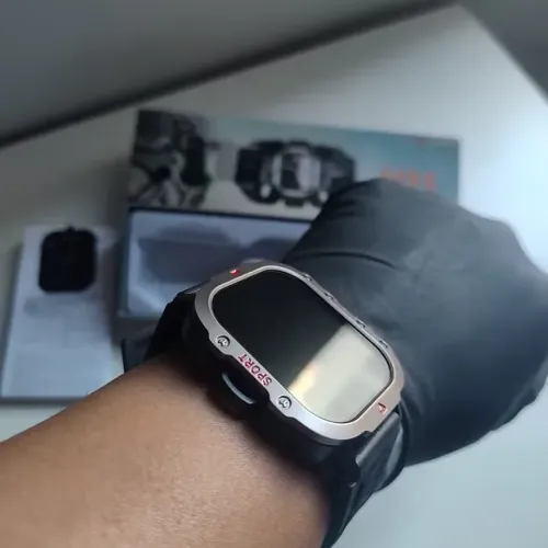 Smartwatch LAXASFIT H11 |  Militar Bluetooth com Chamadas e Carregamento Sem Fio