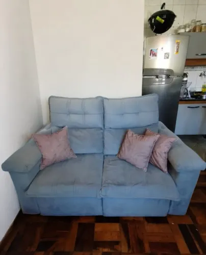 Sofá Retrátil Cinza