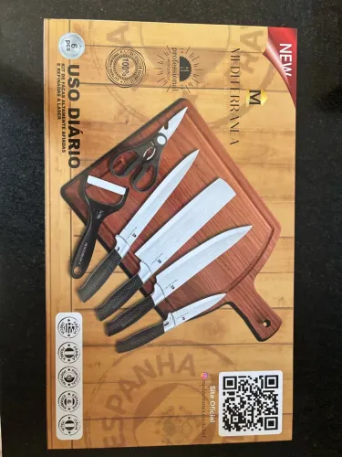 Kit Faças Churrasco Mediterrâneo Cock Chef - ORIGINAL