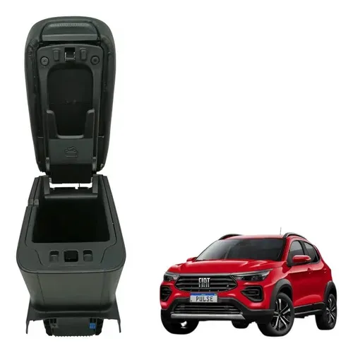 Consolo Central Apoio Braço Fiat Pulse 2021 2022 Original Preto