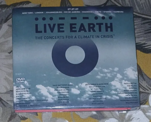 Dvd Duplo + Cd "Live Earth: The Concert For a Climate in Crisis" * Ler Descrição*
