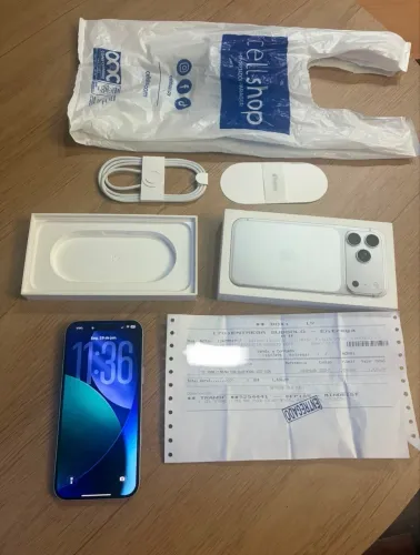 iPhone 17 pro max 256gb silver garantia até 14/5/26