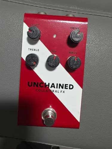 Pedal de guitarra Unchained da Collateral, pedal Evh