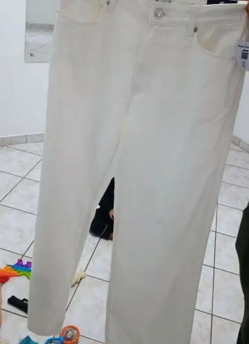 Calça jeans branca novo