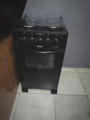 Fogão Elétrico Mesa de Vidro