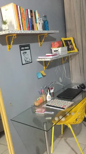 Mesa / Escrivaninha de vidro