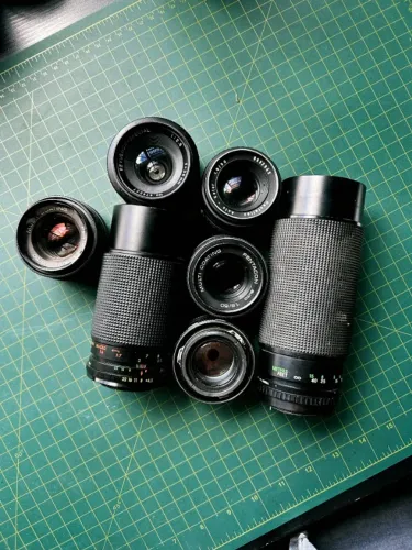Lote de lentes M42 analógicas ? 7 lentes