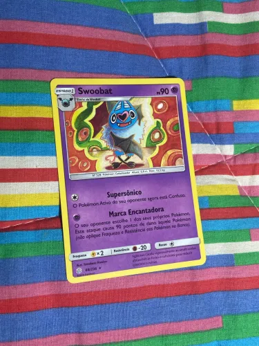 carta pokémon swoobat (estágio 1)
