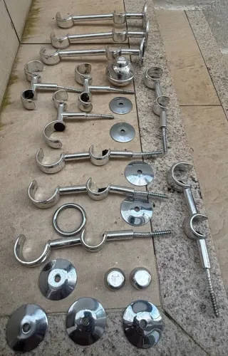 Suporte para cortina- itens diversos