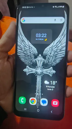 Smartphone Samsung A22 5G. Bem cuidado. 