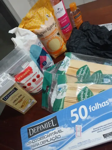 Kit depilação tudo novo lacrado