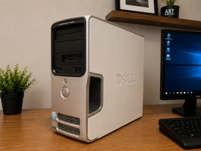 ? CPU Dell E520 Branca Original Intel Dual Core 4GB RAM - Funcionando Perfeitamente