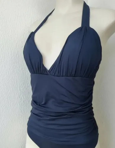 Colam Modelador Tecido Duplo Com Bojo Feminino Drapeado (Usado)