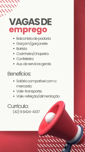 Vagas de emprego
