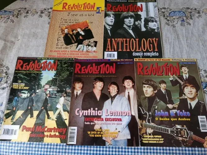 5 Revistas The Beatles: Revolution nos.1.2.3.4.5. - coloridas, novas!!!