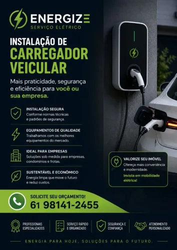 Instalação de carregador veicular