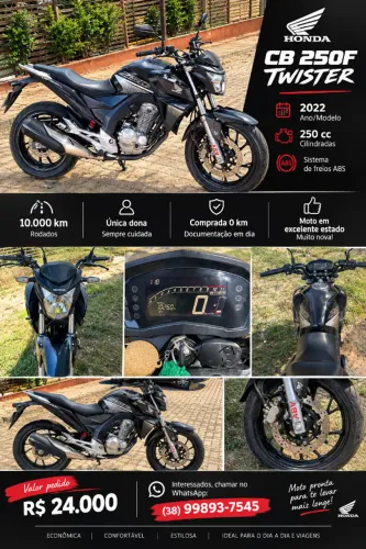 CB TWISTER SEMI NOVA
