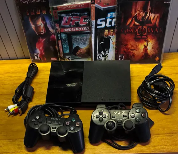PS2 comple com jogos 
