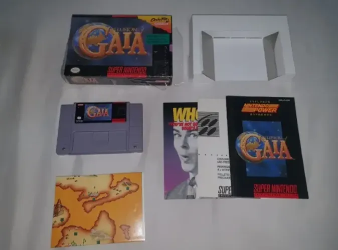 Illusion Of Gaia Original Snes Americana Super Nintendo
