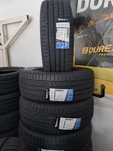 Pneu 205/60/15 Remold com 1 ano de Garantia Certificado pelo Inmetro 