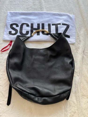 Bolsa Schutz de couro grande