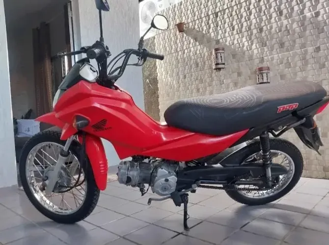 Vendo Moto Honda Pop 2018 vermelha