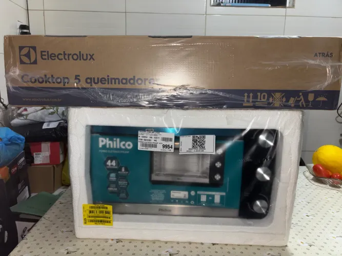 Vendo forno elétrico e cooktop 5 queimadores