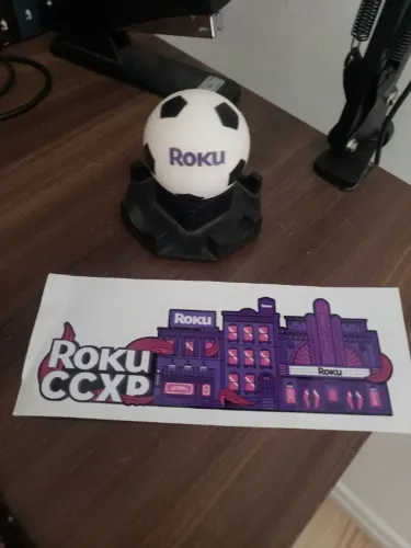 bolinha terapêutica + adesivo / bola fisioterapeutica ccxp roku tv