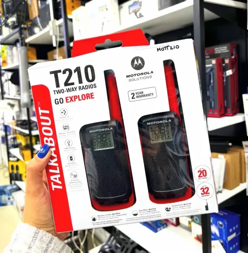 Rádio Motorola Comunicador T210 Caixa Com 2 - Novo Lacrado