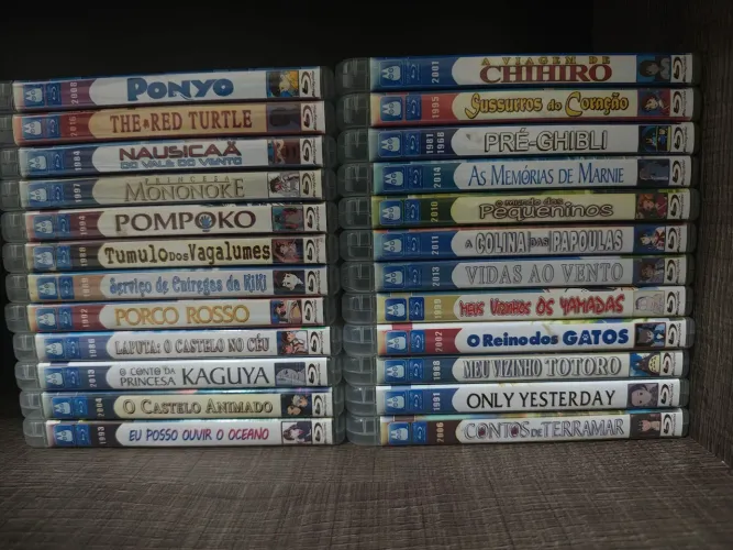 Lote Blu-ray Estúdio Ghibli 26 filmes ( Autorais )
