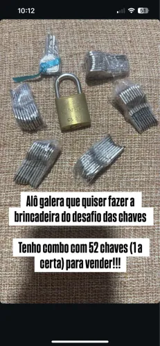 Brincadeira das chaves