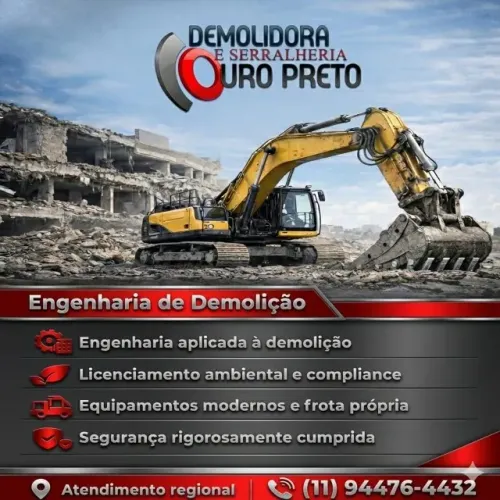 Empresa Especializada em Demolições