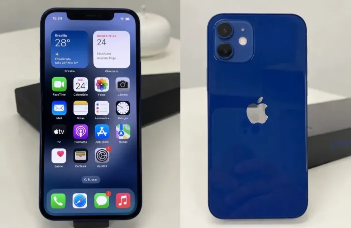 iPhone 12 azul excelente